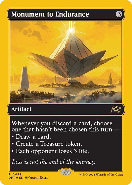 Monument to Endurance (First-Place Foil) [Aetherdrift] 499