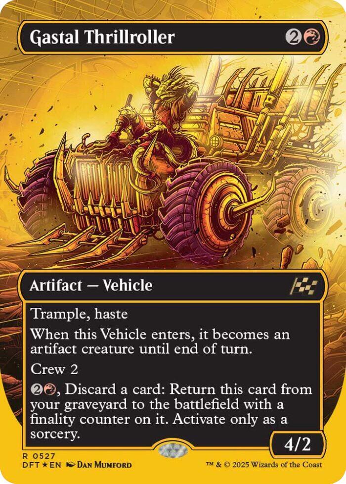 Gastal Thrillroller (Borderless) (First-Place Foil) [Aetherdrift] 527