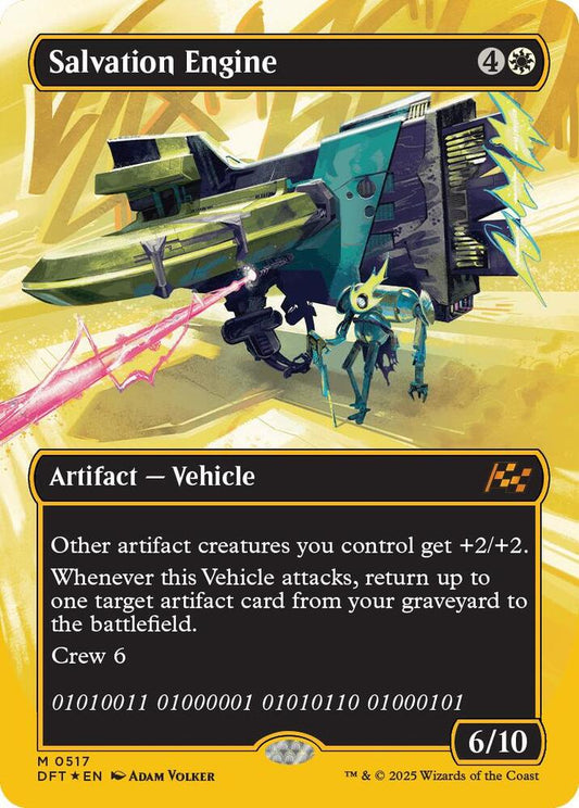 Salvation Engine (Borderless) (First-Place Foil) [Aetherdrift] 517