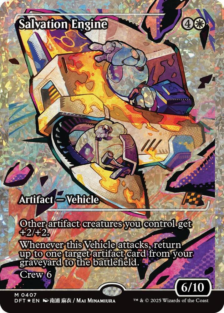 Salvation Engine (Showcase) (Fracture Foil) [Aetherdrift] 407