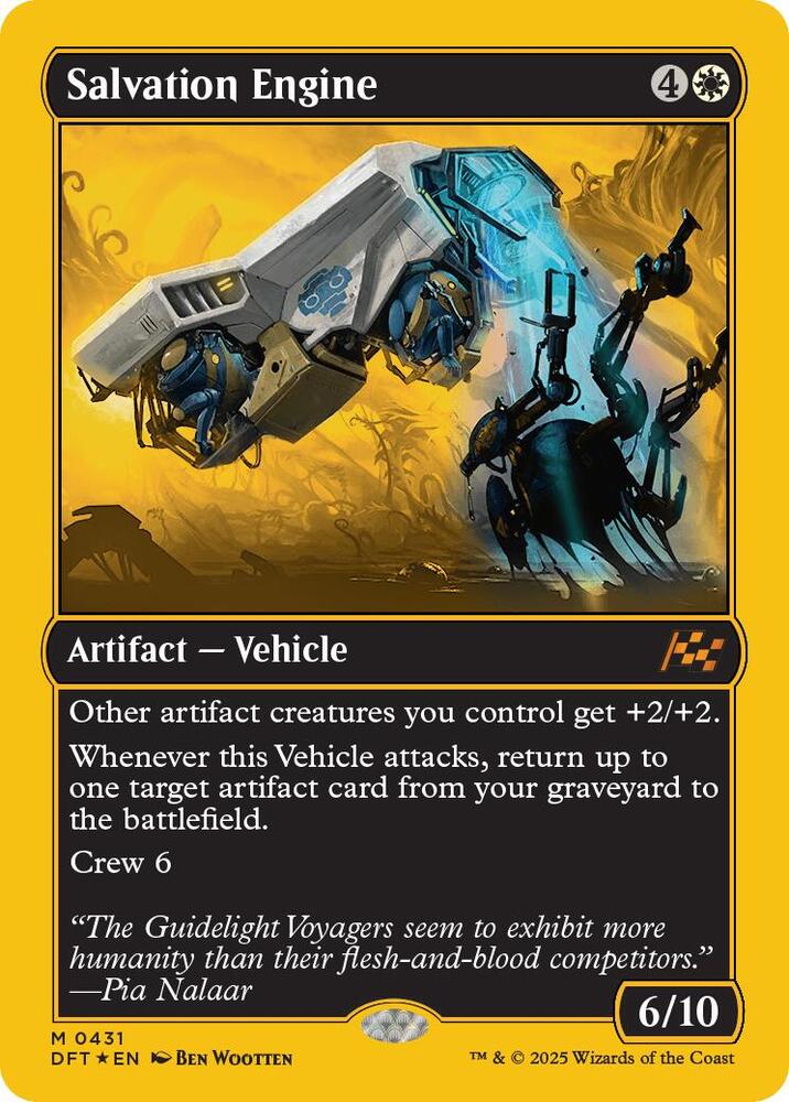 Salvation Engine (First-Place Foil) [Aetherdrift] 431