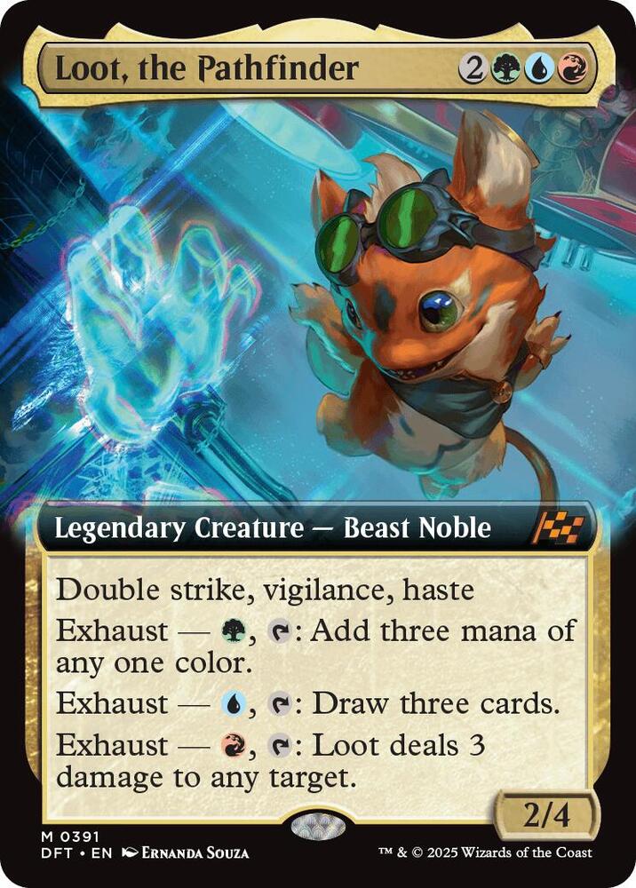 Loot, the Pathfinder (Extended Art) [Aetherdrift] 391