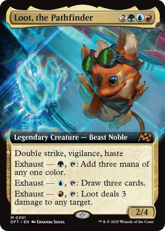 Loot, the Pathfinder (Extended Art) [Aetherdrift] 391