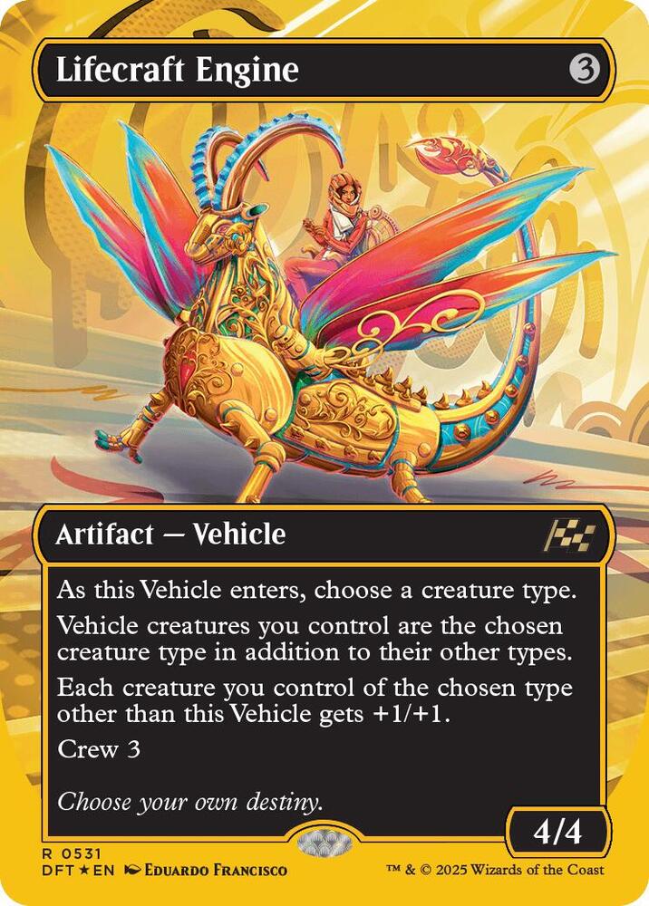 Lifecraft Engine (Borderless) (First-Place Foil) [Aetherdrift] 531