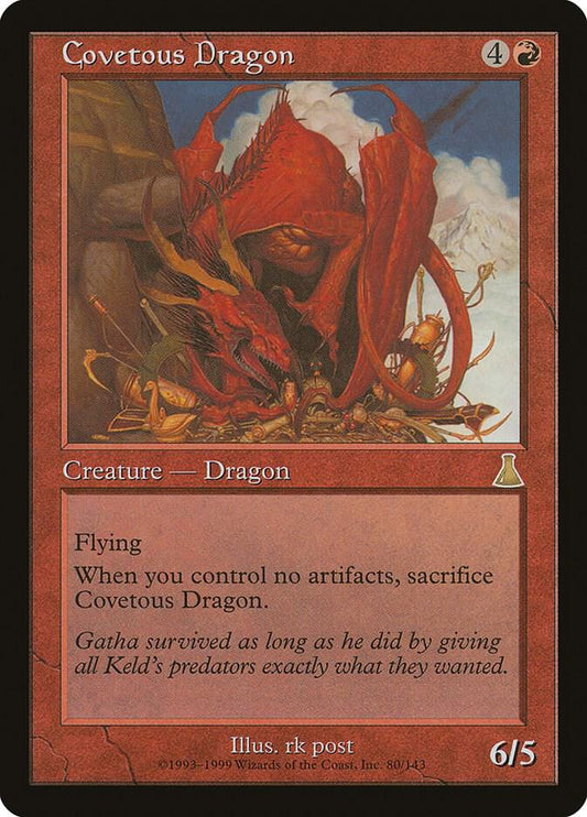 Covetous Dragon [Urza's Destiny] 80