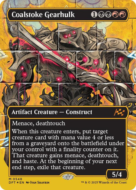 Coalstoke Gearhulk (Borderless) (First-Place Foil) [Aetherdrift] 548