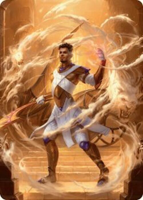Basri, Tomorrow's Champion Art Card [Art Series: Aetherdrift] 9