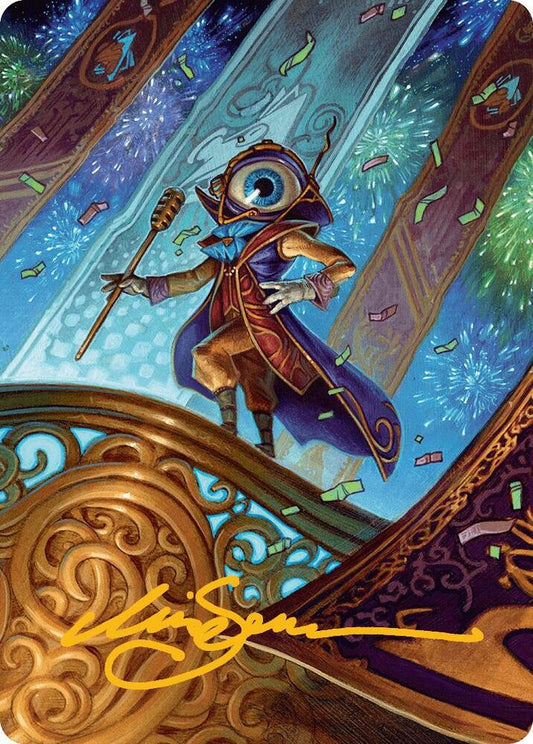 Vnwxt, Verbose Host Art Card (Gold-Stamped Signature) [Art Series: Aetherdrift] 8