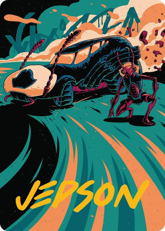 Carrion Cruiser Art Card (Gold-Stamped Signature) [Art Series: Aetherdrift] 39