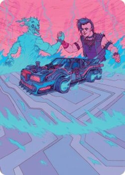 Demonic Junker Art Card [Art Series: Aetherdrift] 40