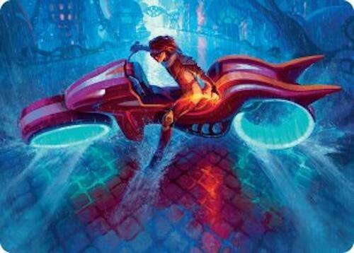 Chandra, Spark Hunter Art Card [Art Series: Aetherdrift] 20