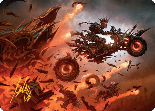 Gastal Blockbuster Art Card (Gold-Stamped Signature) [Art Series: Aetherdrift] 19