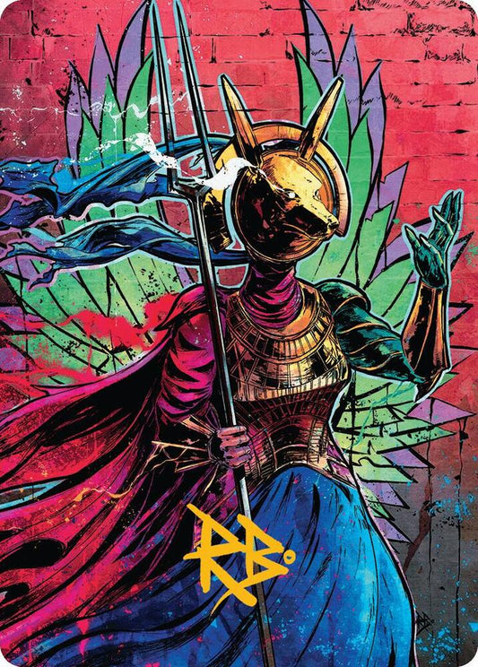 Hazoret, Godseeker Art Card (Gold-Stamped Signature) [Art Series: Aetherdrift] 52