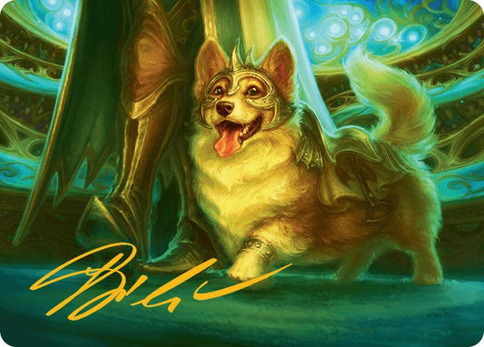District Mascot Art Card (30/54) (Gold-Stamped Signature) [Art Series: Aetherdrift] 30