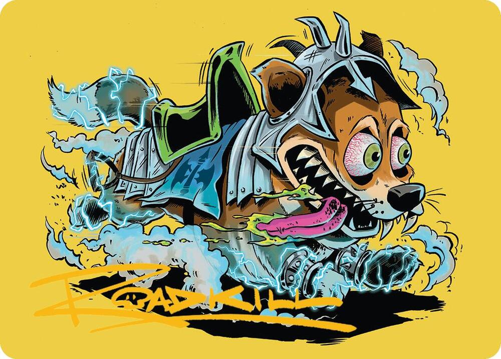 District Mascot Art Card (50/54) (Gold-Stamped Signature) [Art Series: Aetherdrift] 50
