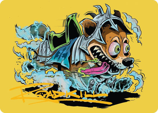 District Mascot Art Card (50/54) (Gold-Stamped Signature) [Art Series: Aetherdrift] 50