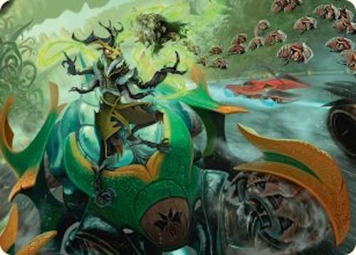 Aatchik, Emerald Radian Art Card (15/54) [Art Series: Aetherdrift] 15