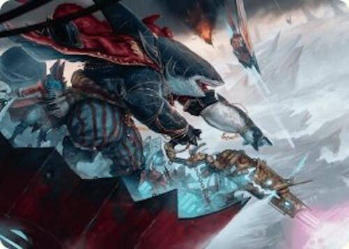 Captain Howler, Sea Scourge Art Card (16/54) [Art Series: Aetherdrift] 16