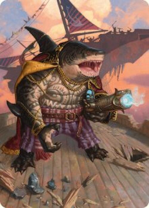 Captain Howler, Sea Scourge Art Card (4/54) [Art Series: Aetherdrift] 4