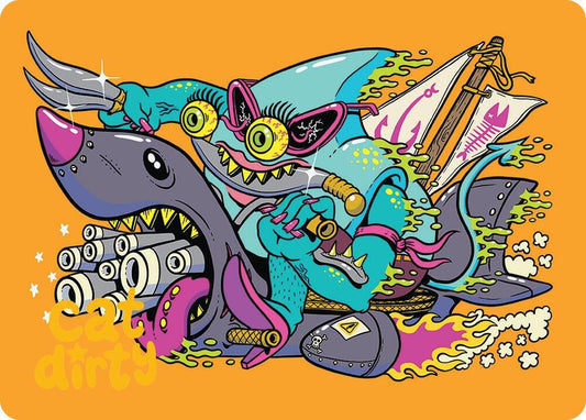 Fearless Swashbuckler Art Card (Gold-Stamped Signature) [Art Series: Aetherdrift] 51