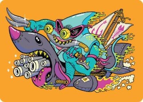 Fearless Swashbuckler Art Card [Art Series: Aetherdrift] 51