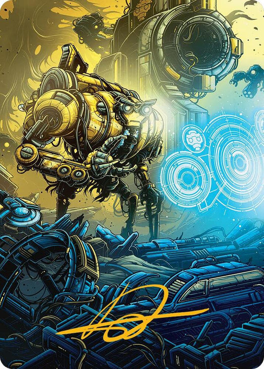 Mendicant Core, Guidelight Art Card (1/54) (Gold-Stamped Signature) [Art Series: Aetherdrift] 1
