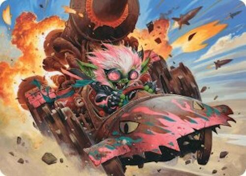 Redshift, Rocketeer Chief Art Card [Art Series: Aetherdrift] 13