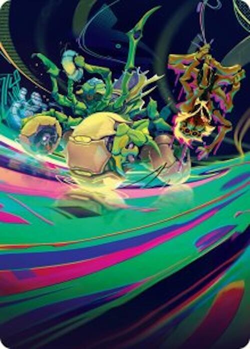 Thundering Broodwagon Art Card [Art Series: Aetherdrift] 48