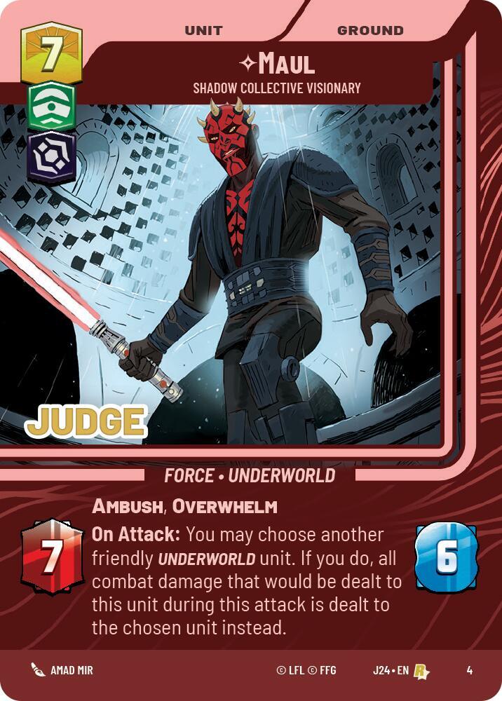 Maul - Shadow Collective Visionary [Judge Promos] 4
