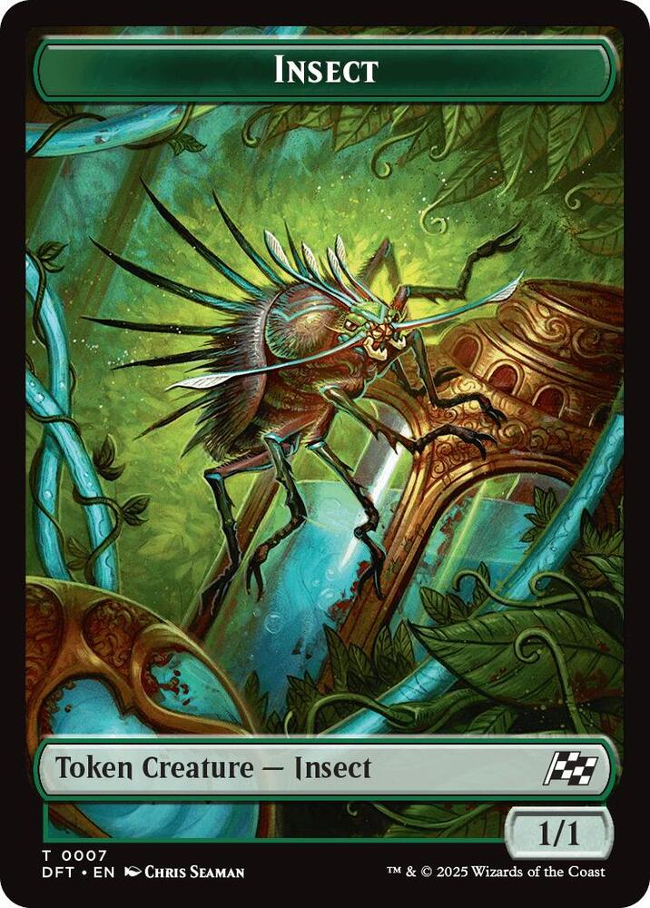Insect // Elephant Double-Sided Token [Aetherdrift] 7 // 6