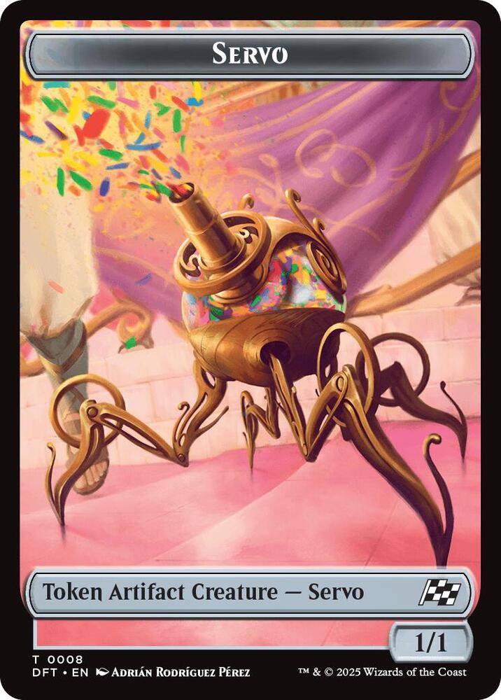 Servo // Thopter (0009) Double-Sided Token [Aetherdrift] 8 // 9