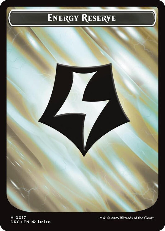 Energy Reserve // Energy Reserve Double-Sided Token [Commander: Aetherdrift] 17