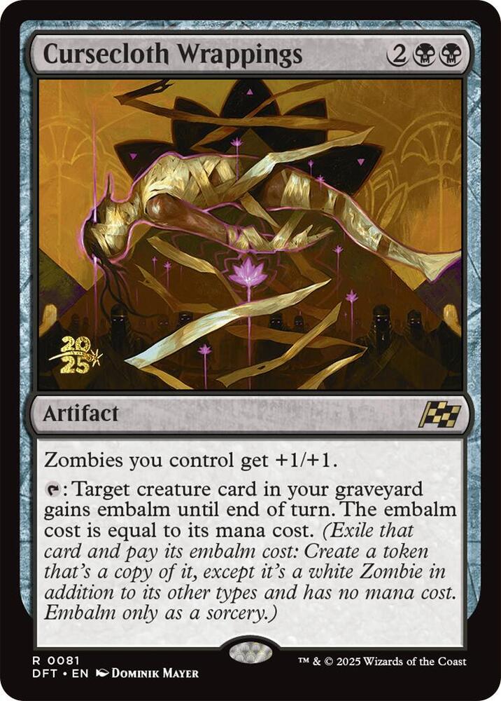 Cursecloth Wrappings [Prerelease Cards] 81