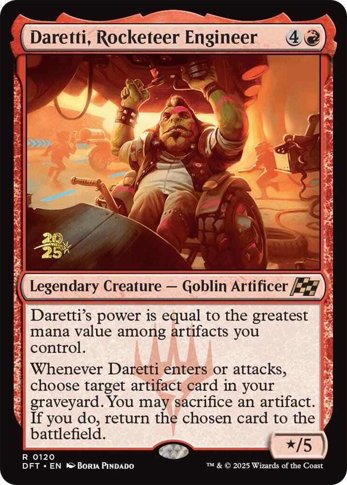 Daretti, Rocketeer Engineer [Prerelease Cards] 120