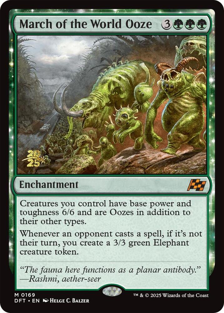 March of the World Ooze [Prerelease Cards] 169