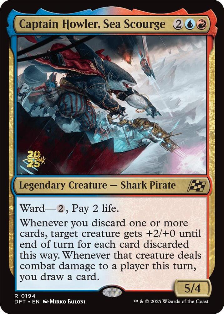 Captain Howler, Sea Scourge [Prerelease Cards] 194