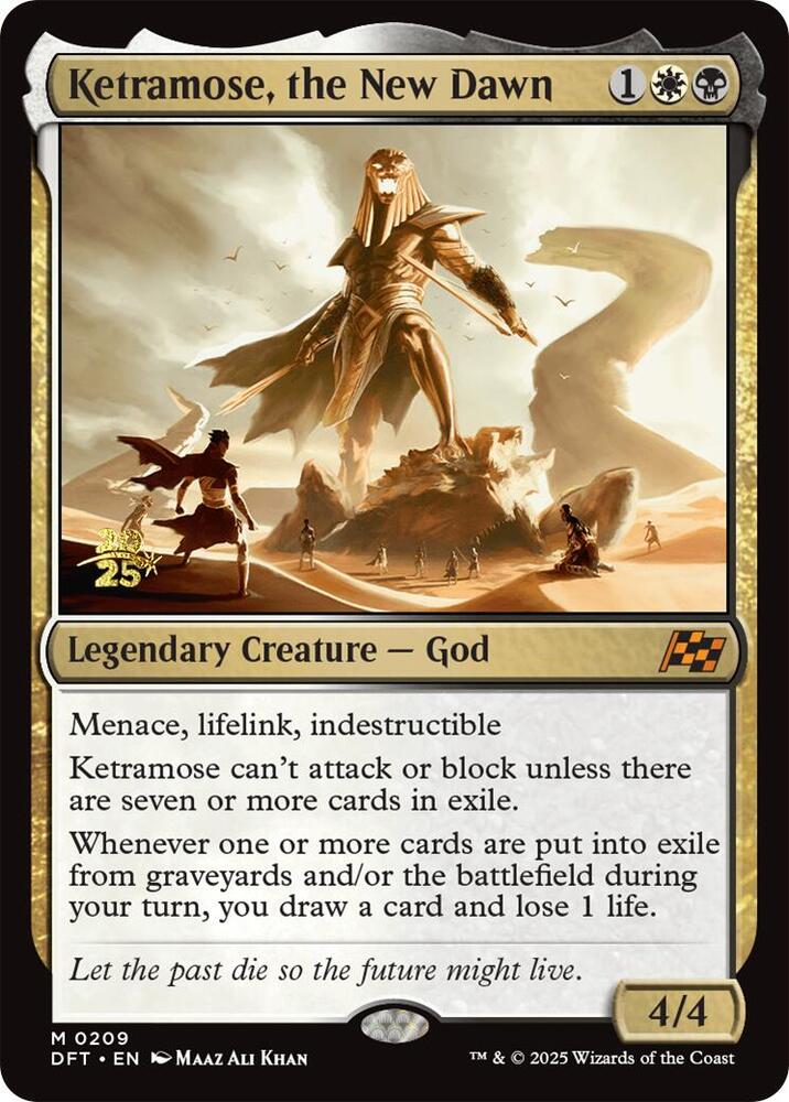 Ketramose, the New Dawn [Prerelease Cards] 209