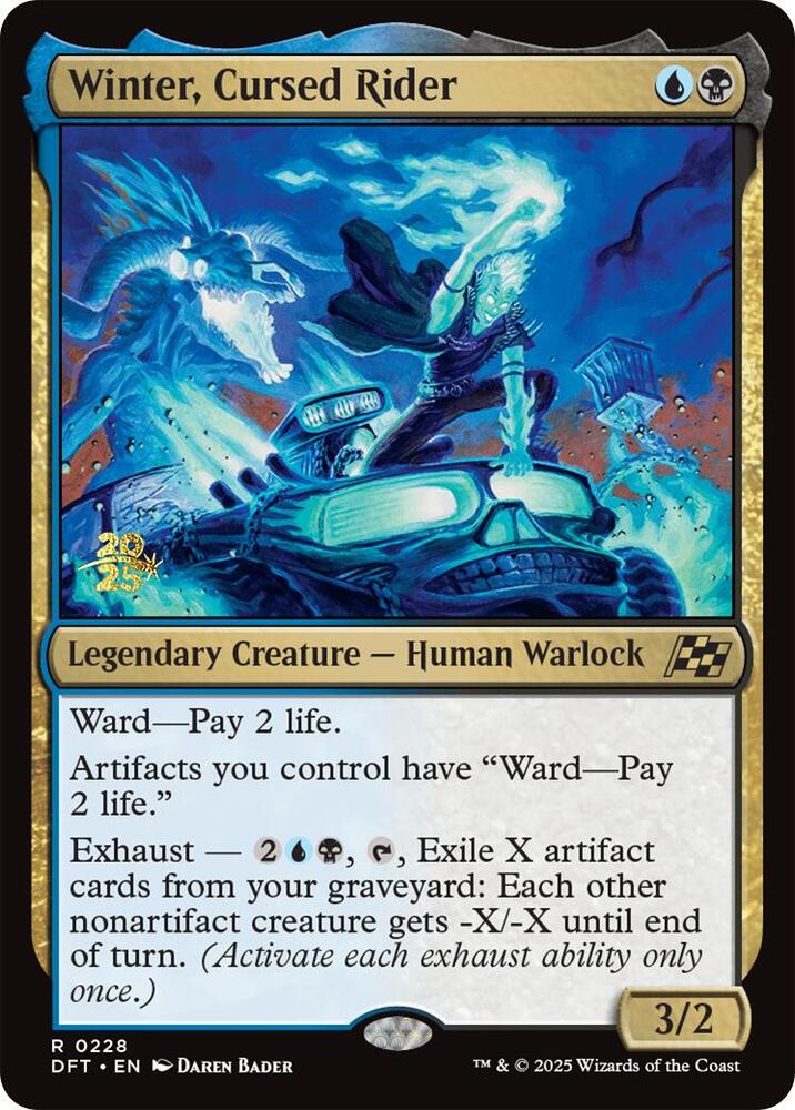 Winter, Cursed Rider [Prerelease Cards] 228