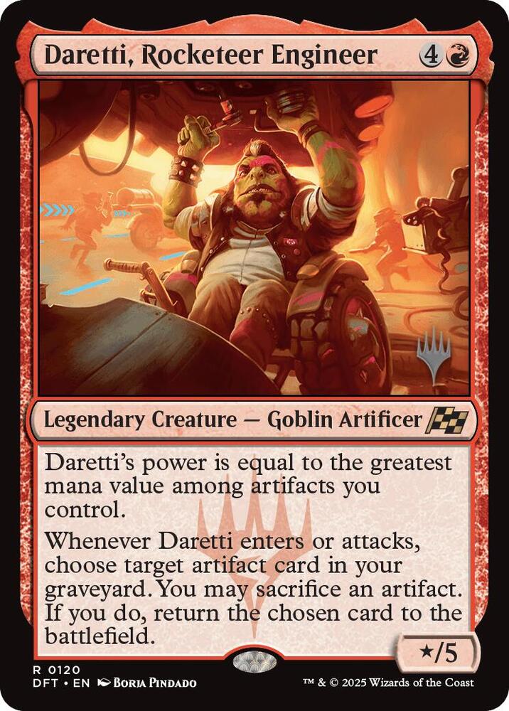 Daretti, Rocketeer Engineer [Promo Pack: Aetherdrift] 120