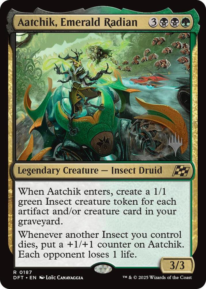 Aatchik, Emerald Radian [Promo Pack: Aetherdrift] 187