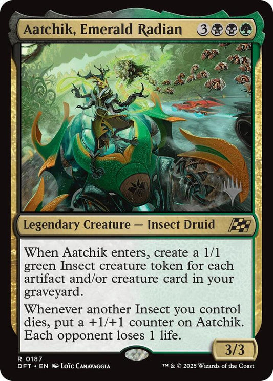 Aatchik, Emerald Radian [Promo Pack: Aetherdrift] 187