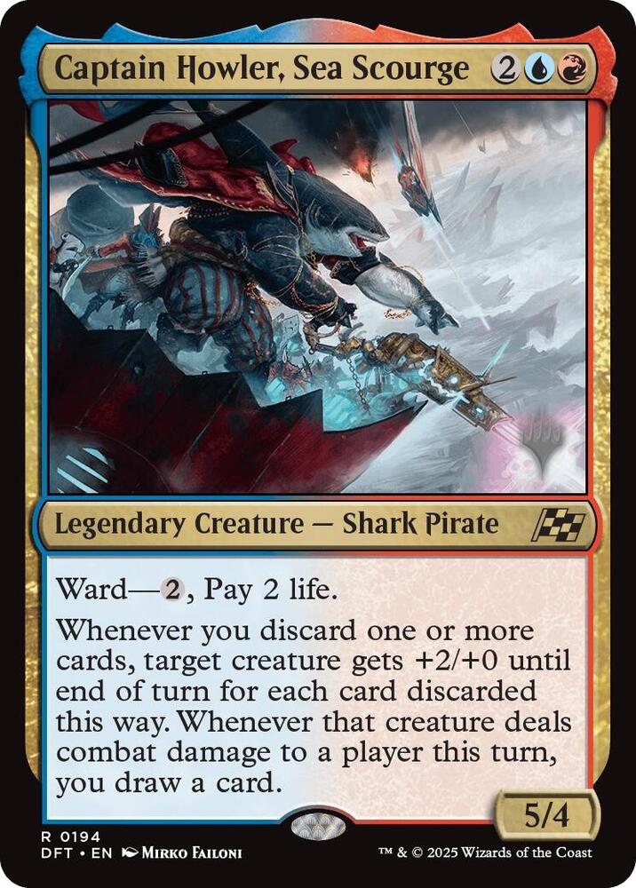 Captain Howler, Sea Scourge [Promo Pack: Aetherdrift] 194