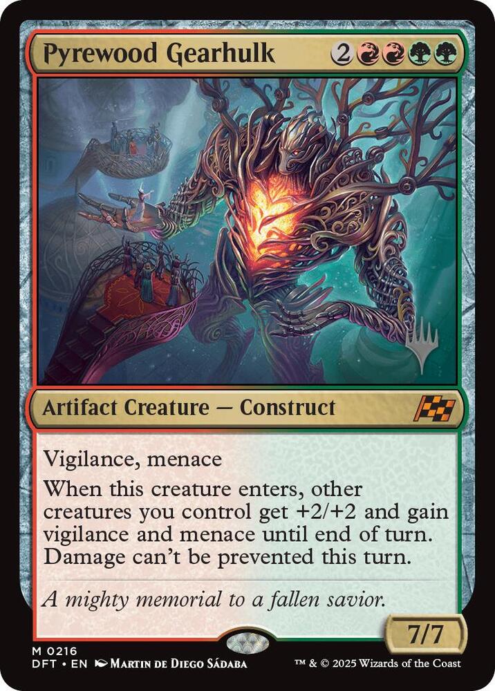 Pyrewood Gearhulk [Promo Pack: Aetherdrift] 216