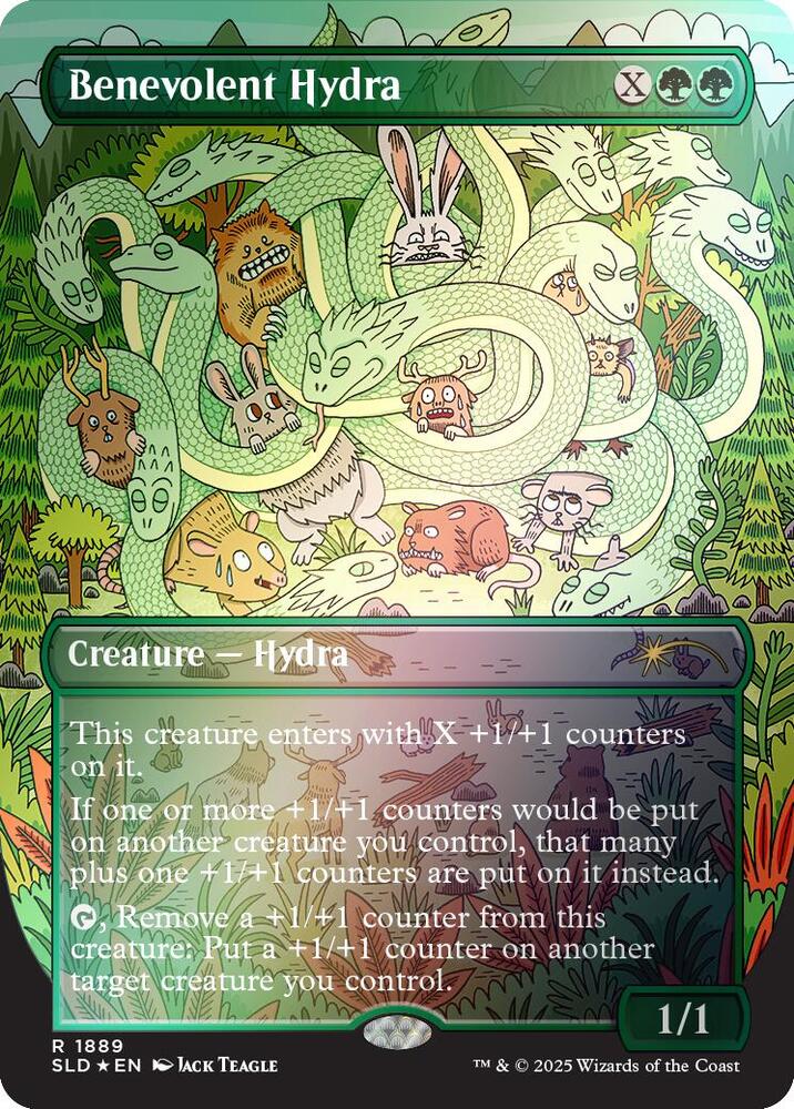 Benevolent Hydra (Rainbow Foil) [Secret Lair Drop Series] 1889