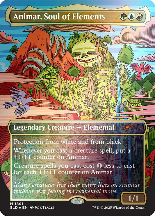 Animar, Soul of Elements (Rainbow Foil) [Secret Lair Drop Series] 1891