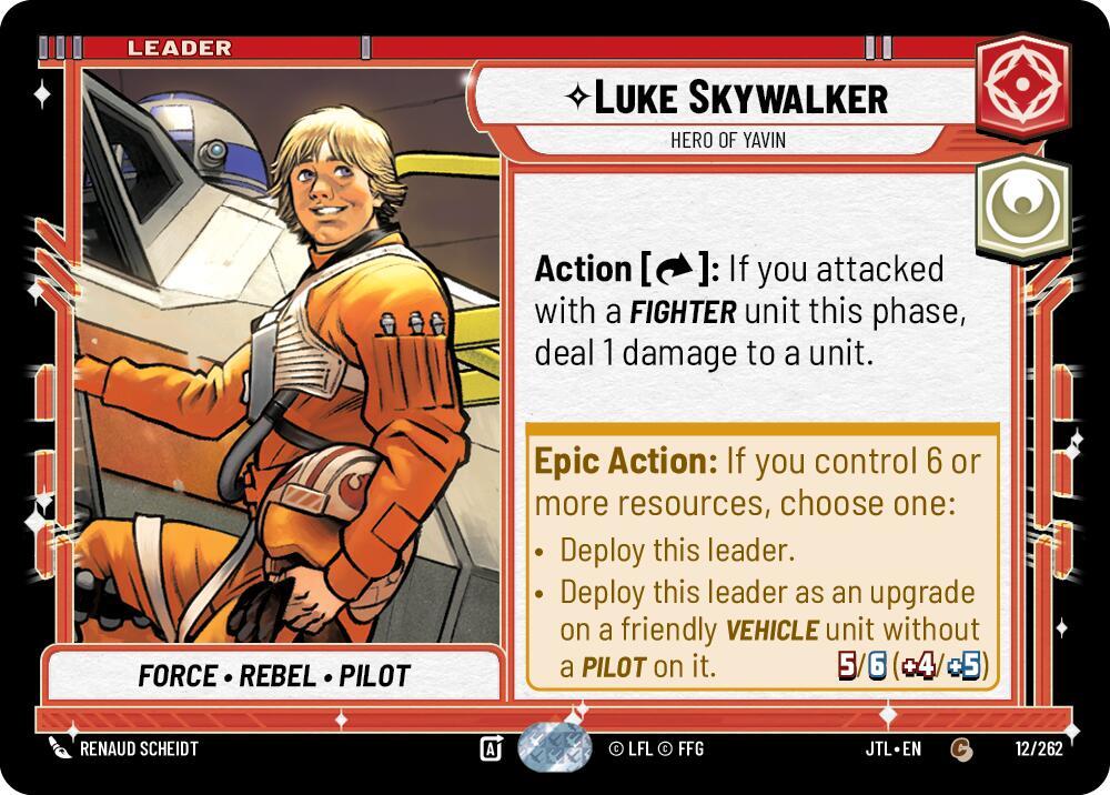 Luke Skywalker - Hero of Yavin [Jump to Lightspeed] 012/262
