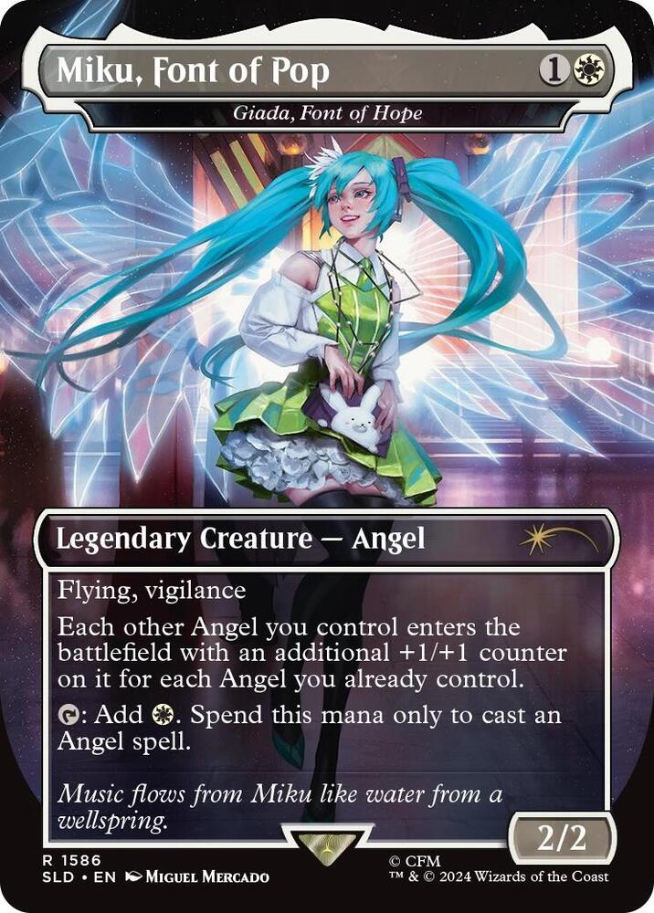 Miku, Font of Pop - Giada, Font of Hope [Secret Lair Drop Series] 1586