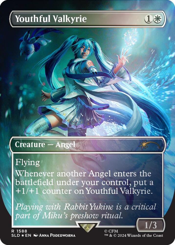Youthful Valkyrie (Rainbow Foil) [Secret Lair Drop Series] 1588