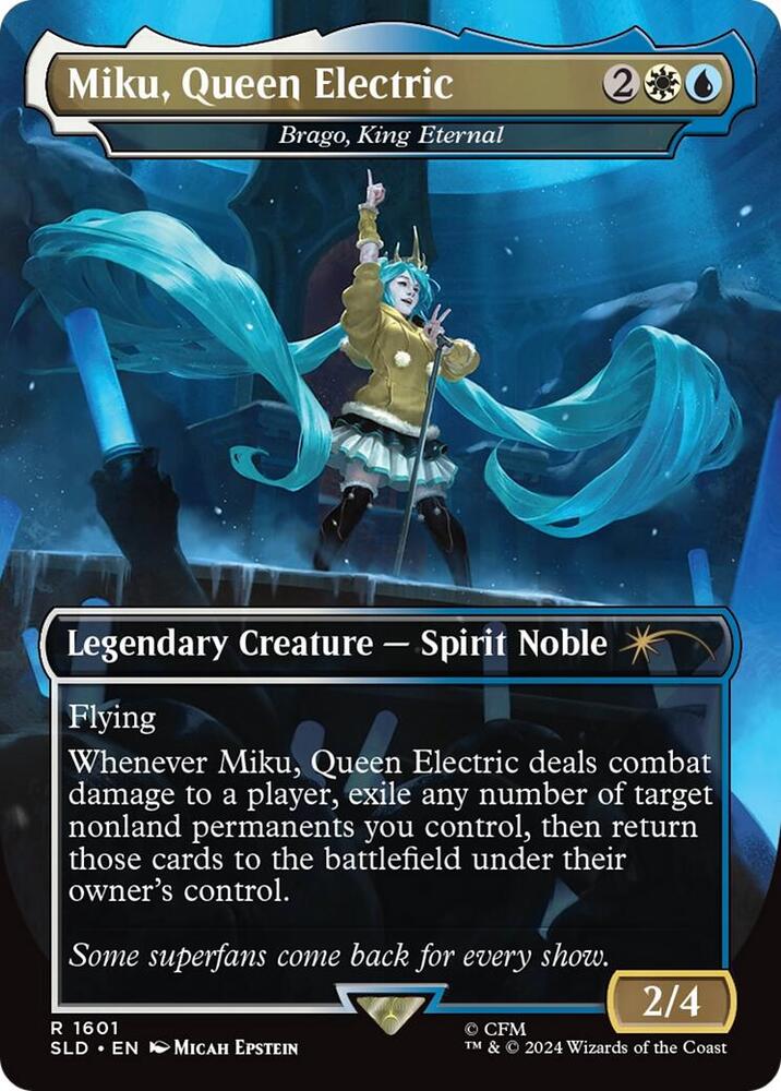Miku, Queen Electric - Brago, King Eternal [Secret Lair Drop Series] 1601