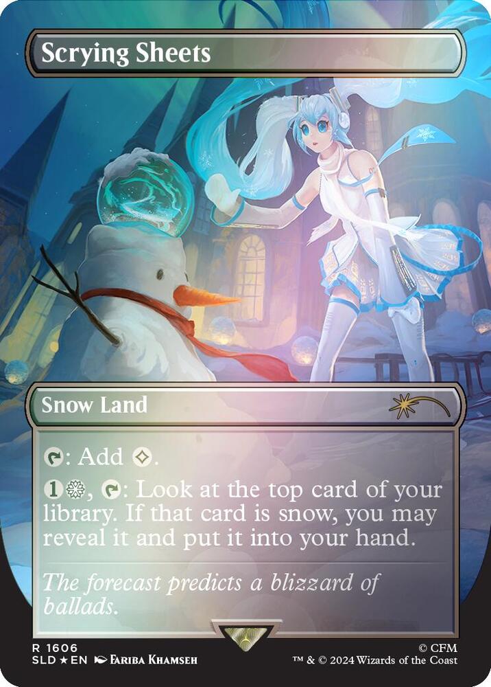 Scrying Sheets (Rainbow Foil) [Secret Lair Drop Series] 1606